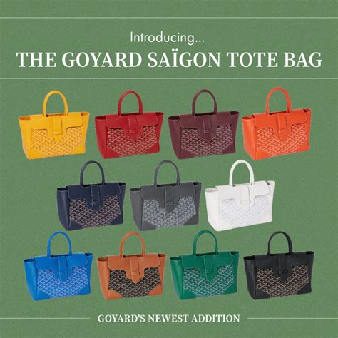 goyard saigon tote bag price 2023|Goyard saigon tote bag cost.